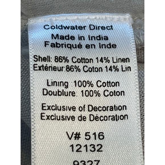 Coldwater Creek Women’s XL Gray Linen Blend 3/4 Sleeve Pullover Tunic Top Casual - Picture 4 of 7